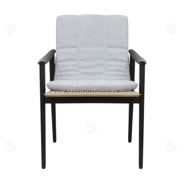 Fynn with armrest modern comfortable dining chairs